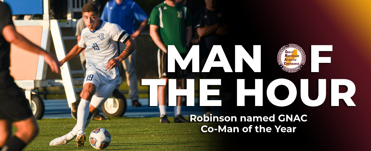 Robinson Named GNAC Co-Man of the Year