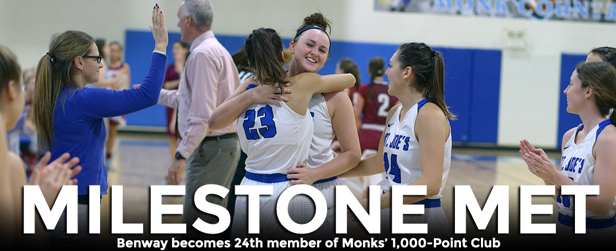 Benway Becomes 24th Member of Monks' 1,000-Point Club