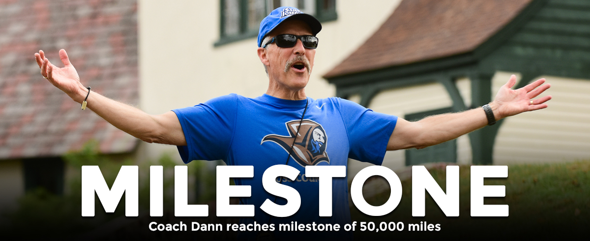 Coach Dann Reaches Running Milestone of 50,000 Miles