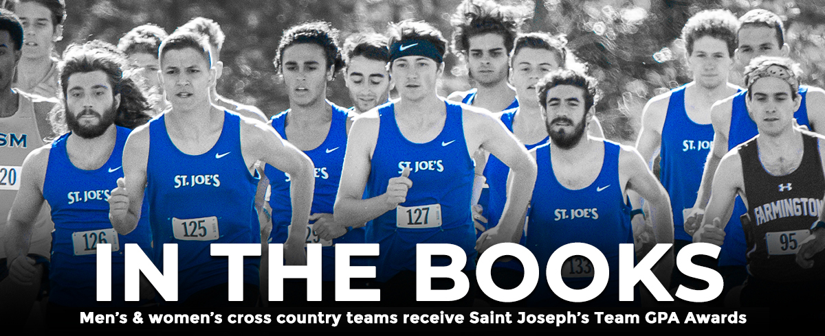 Men’s & Women’s Cross Country Teams Receive Saint Joseph's Team GPA Awards