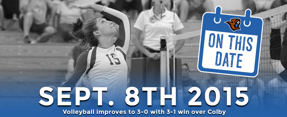 ON THIS DATE - SJC Volleyball Tops Colby, 3-1