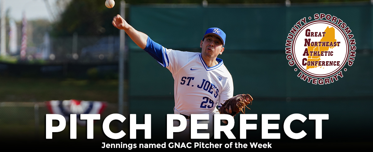Jennings Tabbed as GNAC Pitcher of the Week