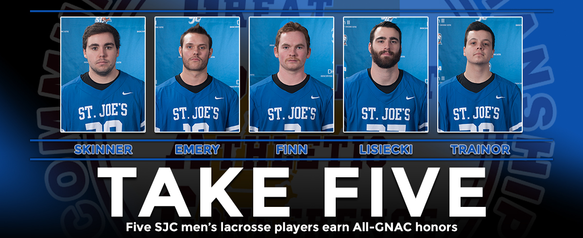 Five SJC Men’s Lacrosse Players Earn All-GNAC Honors