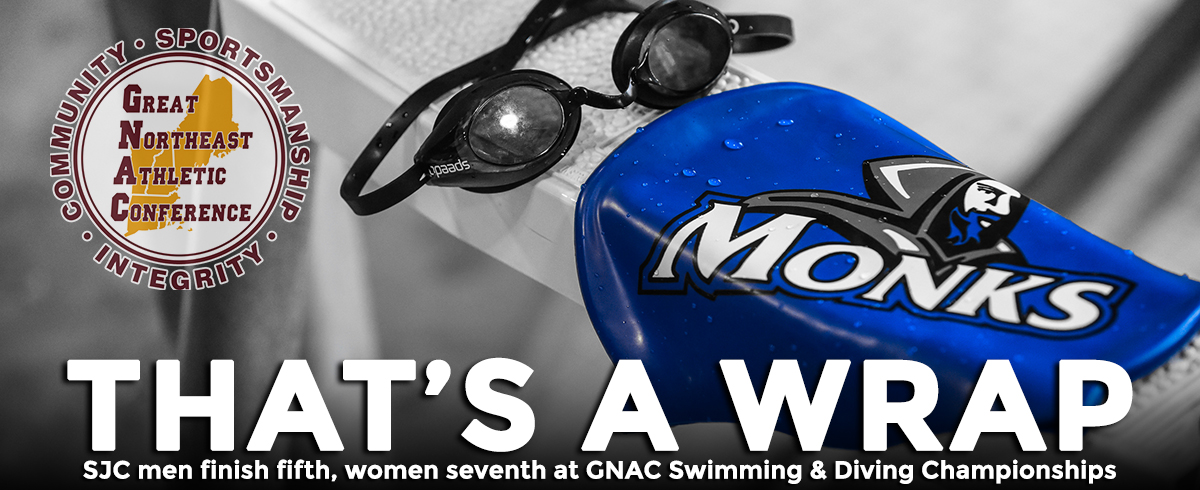 Men Finish Fifth, Women Seventh at GNAC Swimming & Diving Championships