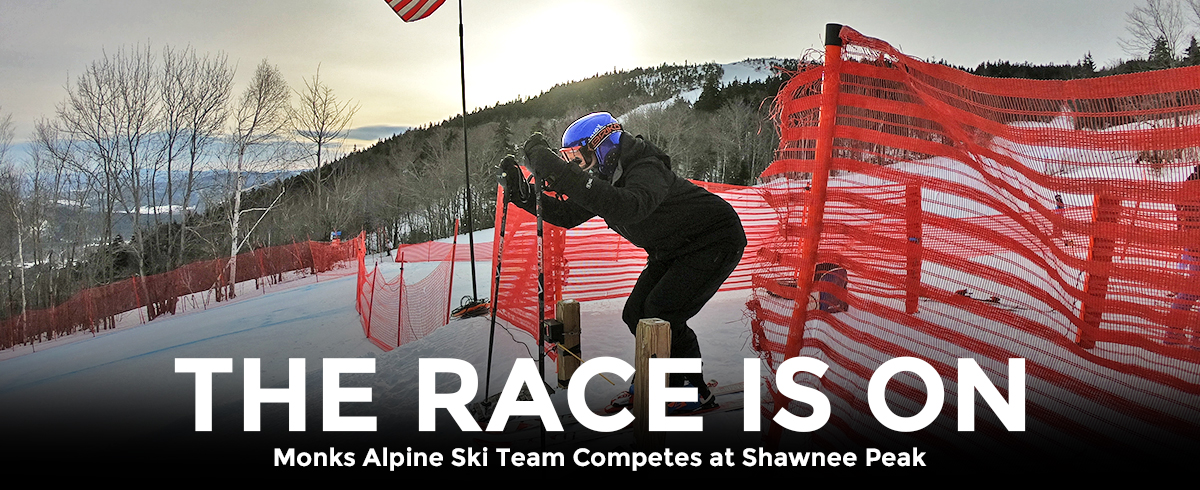 Monks Alpine Ski Team Competes at Shawnee Peak