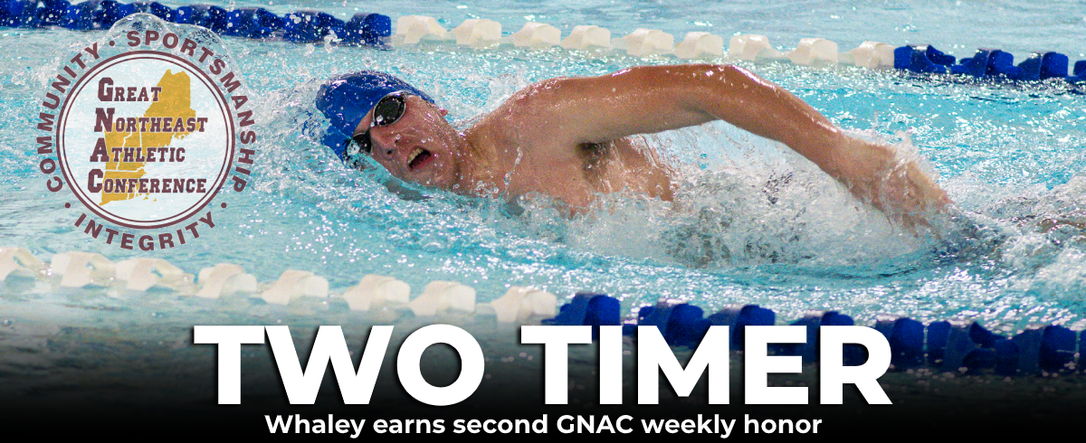 Whaley Earns Second GNAC Weekly Honor