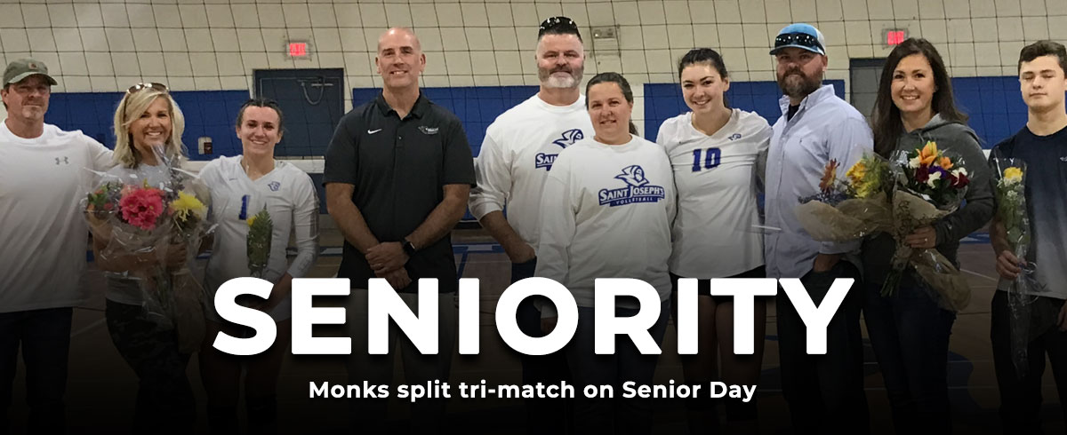 Monks Split GNAC Tri-Match on Senior Day