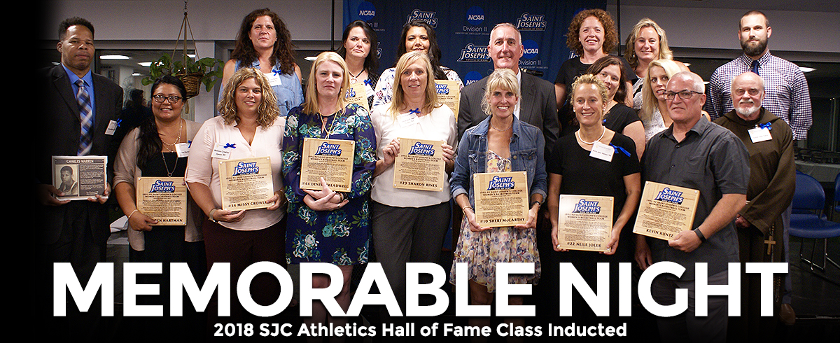 2018 SJC Athletics Hall of Fame Class Inducted