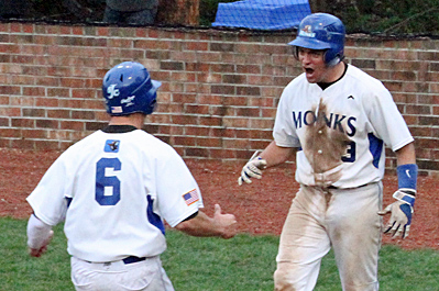 Nine-Run Eighth Lifts Monks Past Lasers, 13-9