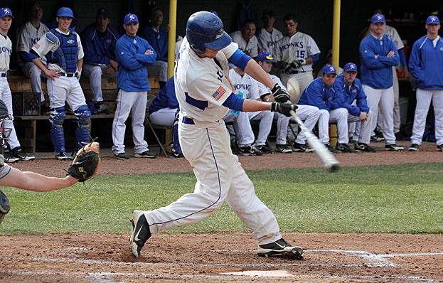 Monks' Bats Come to Life in Sweep Over Lasell