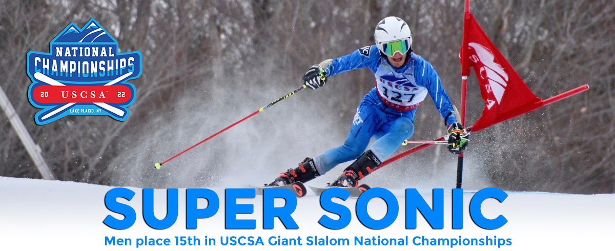 SJC Men's Alpine Finishes 15th in USCSA Giant Slalom Championship