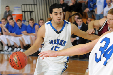 Monks Edged by Eagles, 81-78
