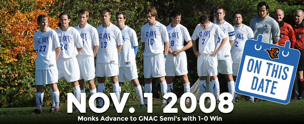 ON THIS DATE - Monks Advance to GNAC Semi's with 1-0 Win