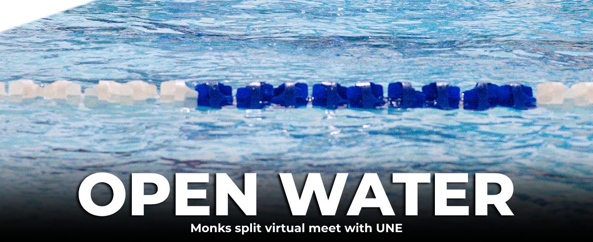 Monks Split with Nor'easters in Virtual Swim Meet