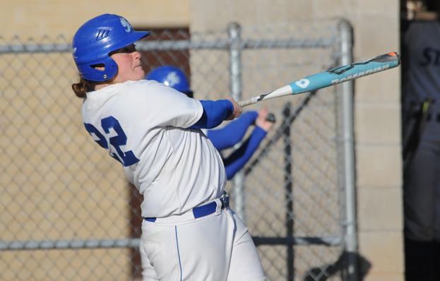 Softball Splits with Emerson in 2012 Home-Opener