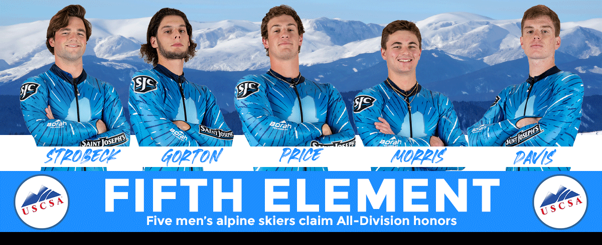 Five SJC Men's Alpine Skiers Claim All-Division Accolades