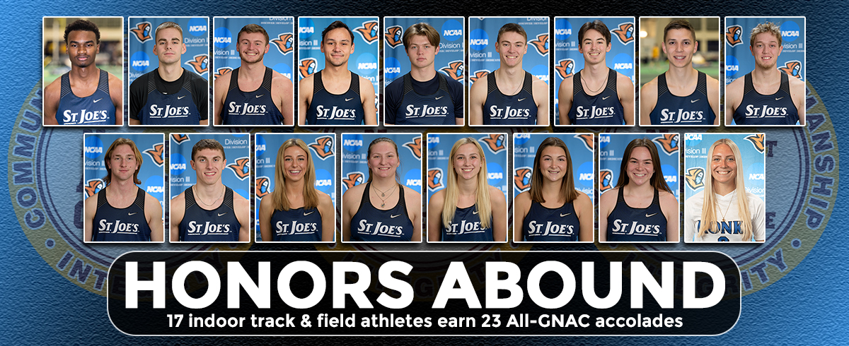 17 Monks Combine to Earn 23 Indoor Track & Field All-GNAC Honors