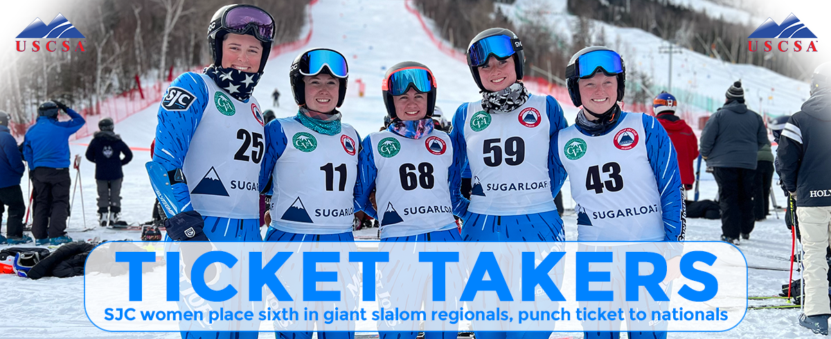 SJC Women Finish Sixth in Eastern Regional Giant Slalom Championships