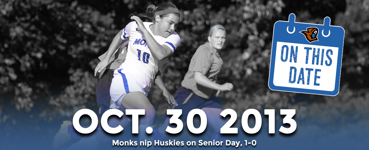 ON THIS DATE: Monks Nip Huskies on Senior Day, 1-0