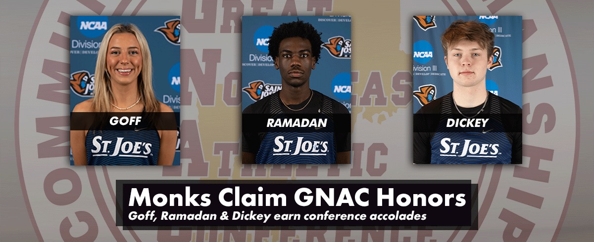 Goff, Dickey and Ramadan Honored by GNAC