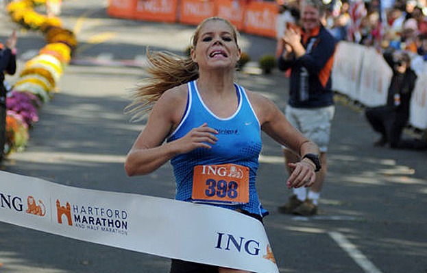 HARTFORD COURANT: In Hartford, Jesseman Is Fastest Woman In Her First Marathon