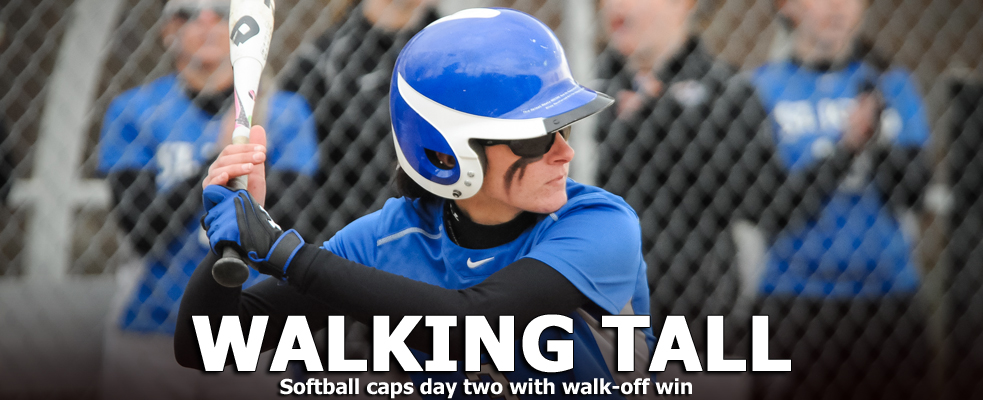 Softball Caps Day Two with Walk-Off Win
