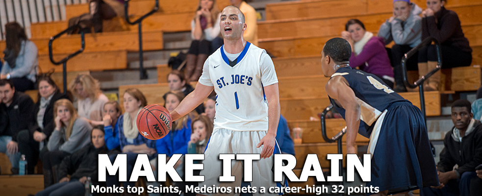 Career Night from Medeiros Moves Monks Past Saints, 78-67