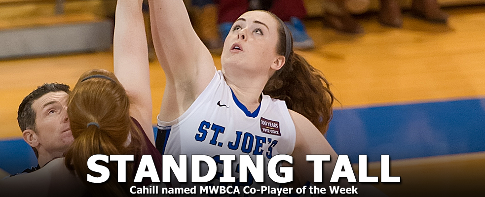Cahill Named MWBCA Co-Player of the Week