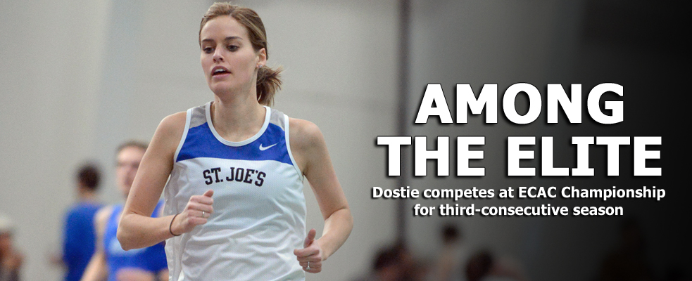 Dostie Competes at ECAC Championship for Third-Consecutive Season