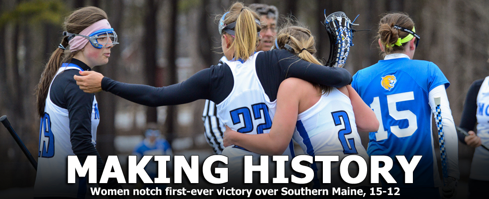 Women Record First-Ever Victory over Southern Maine, 15-12