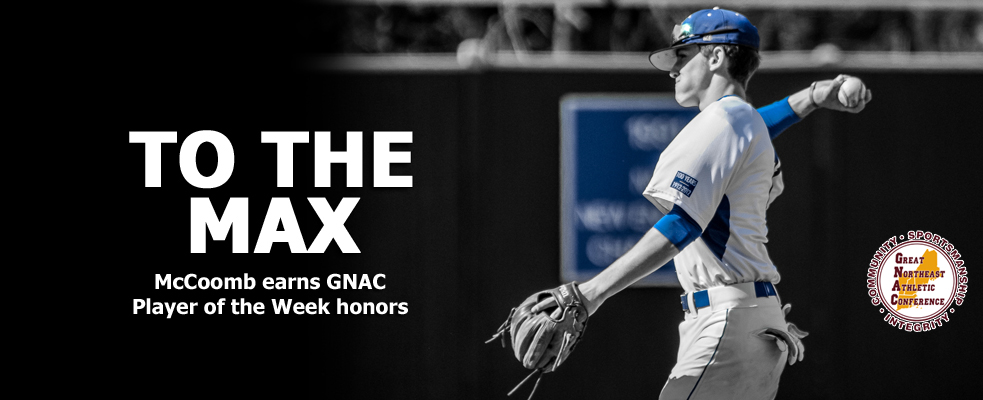 McCoomb Named GNAC Player of the Week