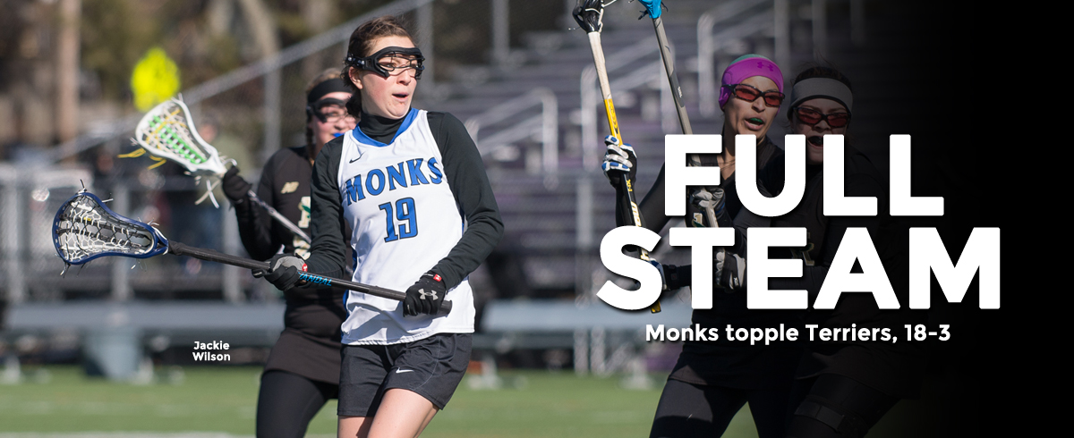 Monks Cruise Past Terriers, 18-3