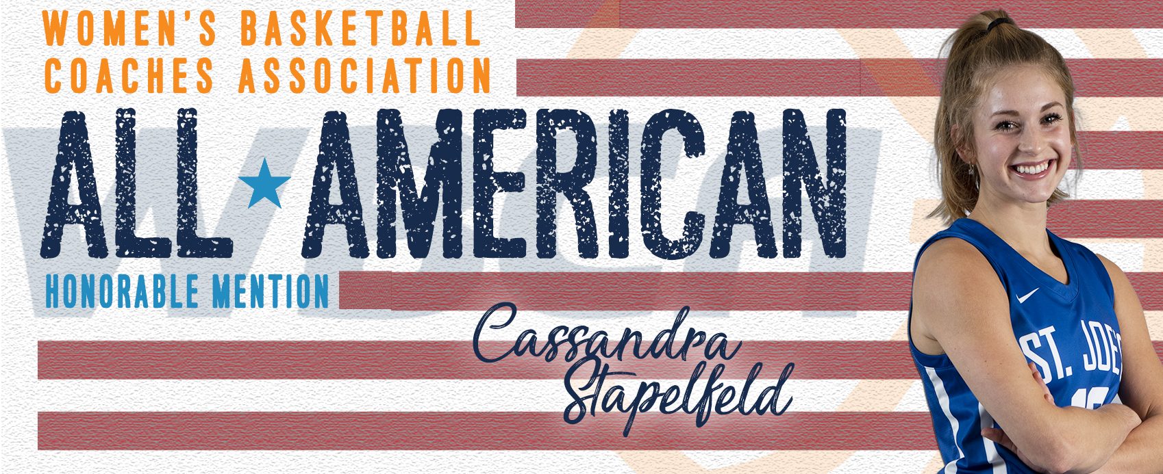 Stapelfeld Picked as WBCA Honorable Mention All-American