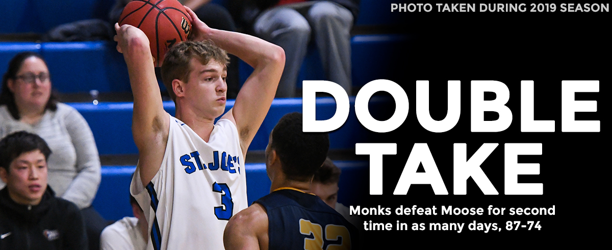 Monks defeat Moose for second time in as many days, 87-74