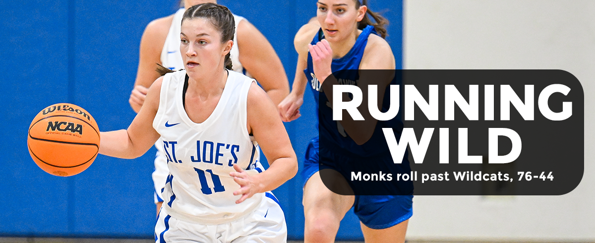 Monks Roll Past Wildcats, 76-44