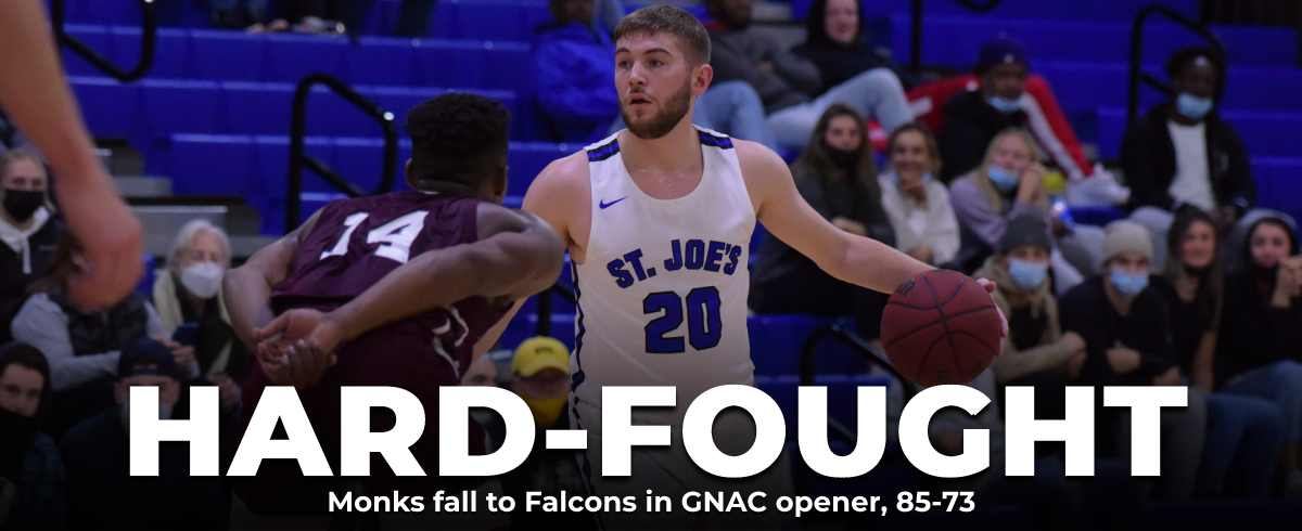Monks Fall to Falcons in GNAC Opener, 85-73