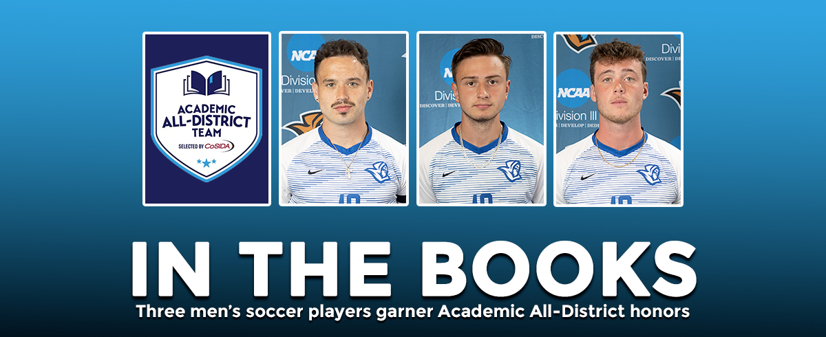 Three Men's Soccer Players Earn College Sports Communicators Academic All-District® Honors