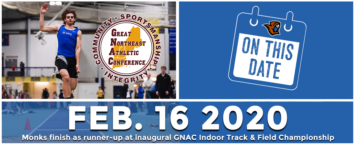 ON THIS DATE: Monks Finish as Runner-up at Inaugural GNAC Indoor Track & Field Championship