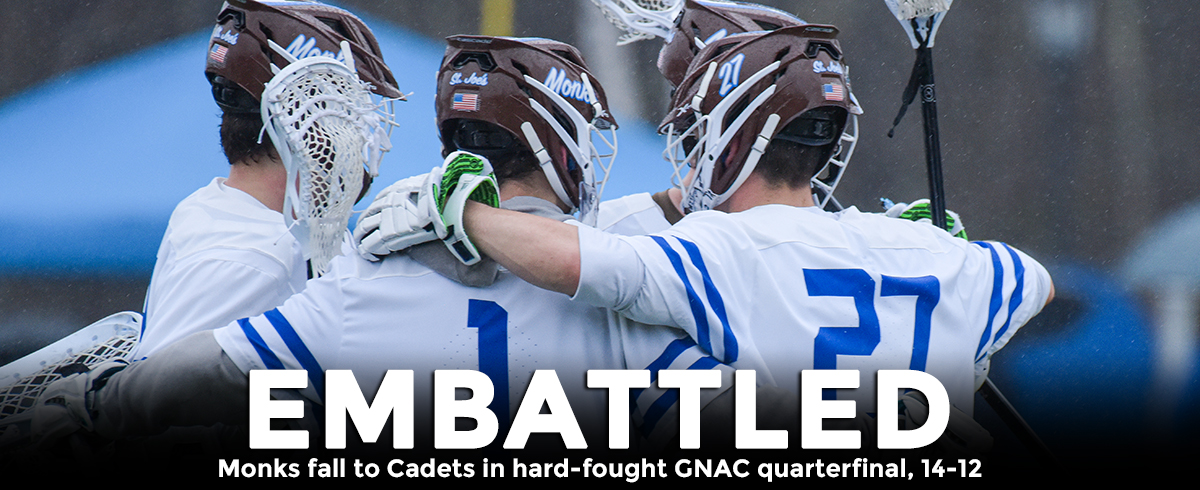 Monks Fall to Top-Seeded Cadets in Hard-Fought GNAC Quarterfinal, 14-12