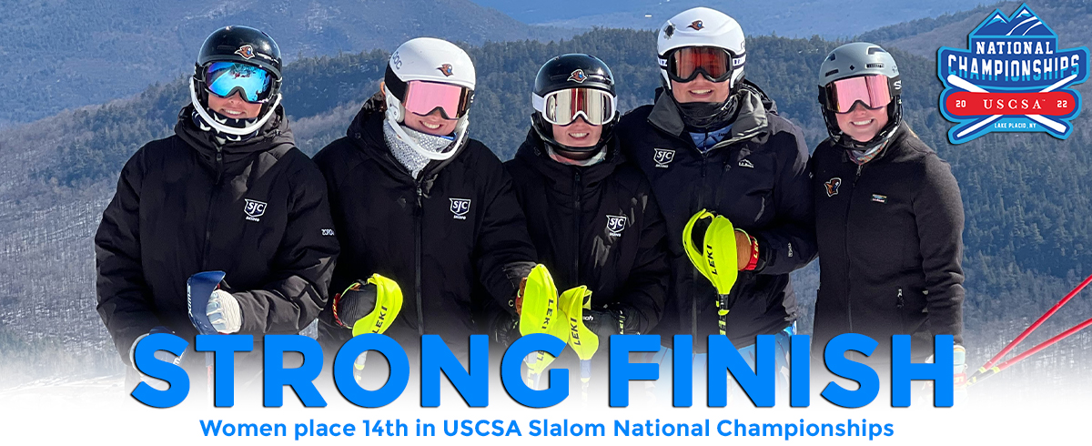 St. Joe's Women's Alpine Finishes 14th in USCSA Slalom Championship