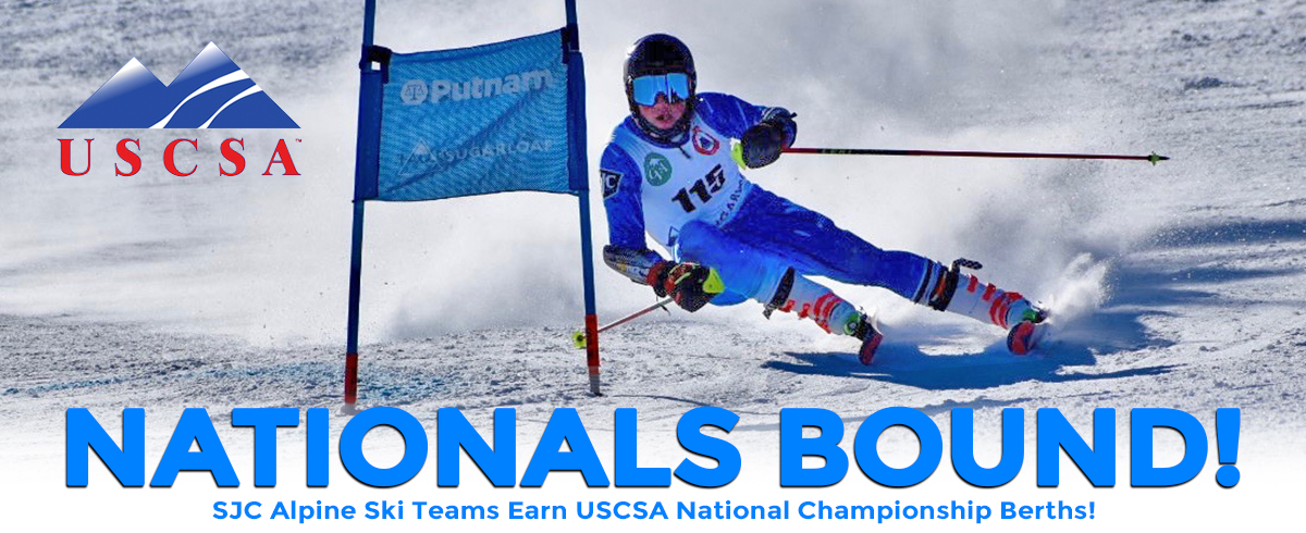 SJC Alpine Ski Teams Earn USCSA National Championship Berths!