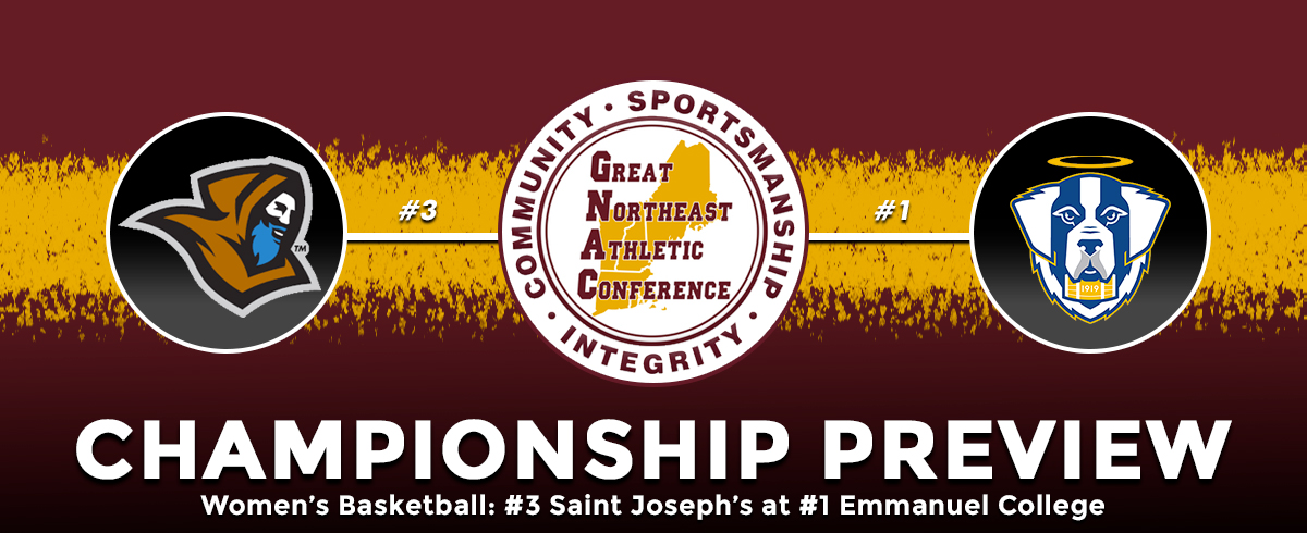 GNAC Championship: #3 Saint Joseph's at #1 Emmanuel College