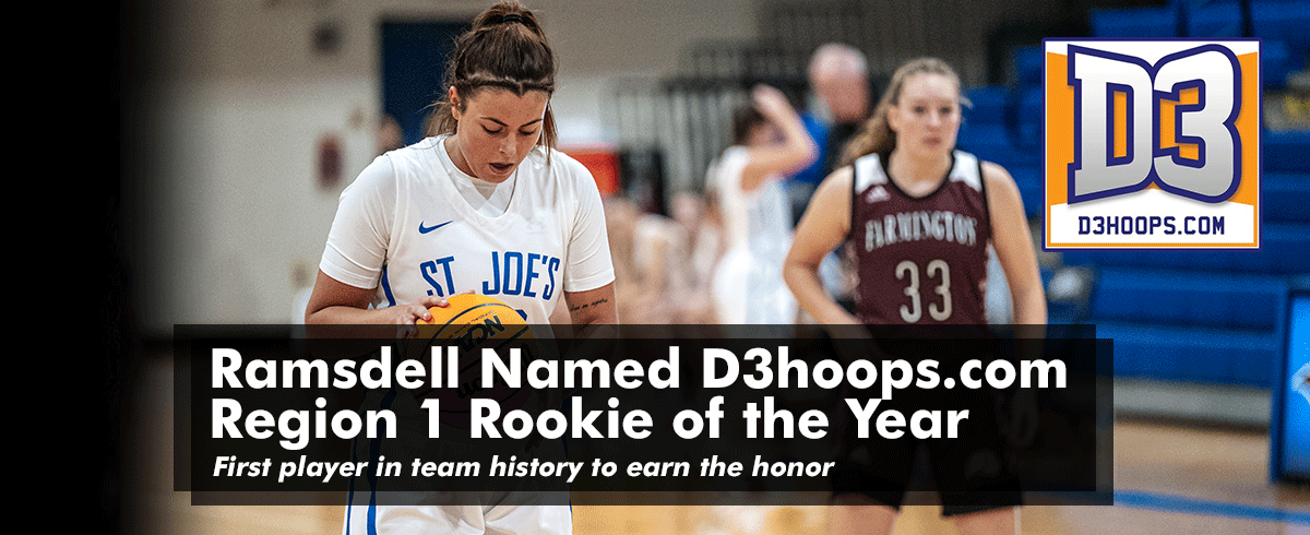 Ramsdell Named D3hoops.com Region 1 Rookie of the Year