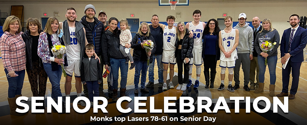 Monks Top Lasers 78-61 on Senior Day