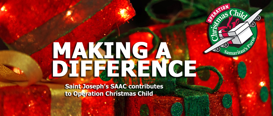 SJC SAAC Participates in Operation Christmas Child